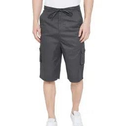 Hypernation Grey Regular Fit Shorts-86