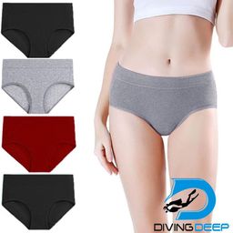 Diving Deep Women Pack of 4 Cotton Hipster Briefs-image-81