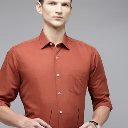 Van Heusen Men Linen Cotton Formal Shirt-image-17