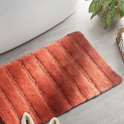 Maspar Rust Cotton Bath Mat-12