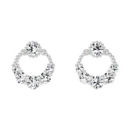 Sparkles Lab Grown Diamond 14k (585) White Gold Earrings for Women-picture-9