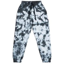 Li'l Tomatoes Kids White & Black Tie - Dye Joggers-image-39