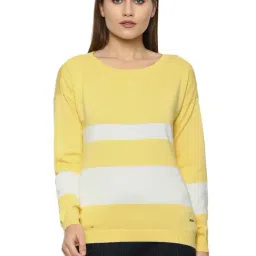 Van Heusen Yellow Round Neck Sweater-picture-40