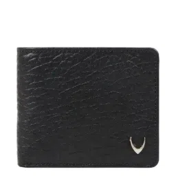 Hidesign Black Casual Leather Bi-Fold Wallet for Men-image-4