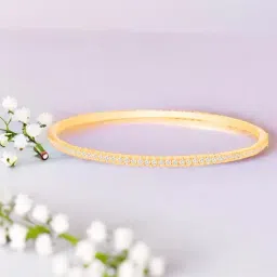 Zavya Elegant 925 Sterling Silver Gold Plated Bangles-image-19
