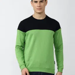 Van Heusen Sport Multi Regular Fit Colour Block SweatShirt-45