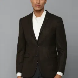 Allen Solly Brown Slim Fit Blazers-image-65