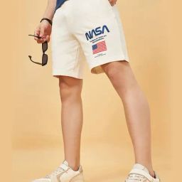 SF Jeans by Pantaloons Off White Cotton Regular fit Shorts-image-36