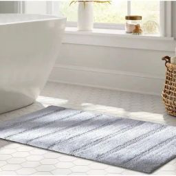 Maspar Grey Cotton Bath Mat-image-48