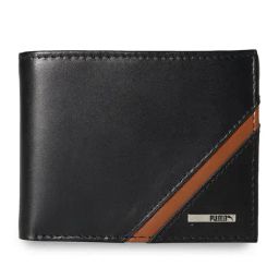 Puma Black & Desert Tan Bi-Fold Wallet-picture-24