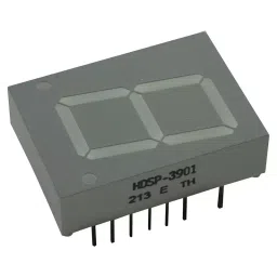 BROADCOM LED DISPLAY, 0.8", HE-RED, HDSP-3901-19