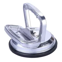 A&S TOOLSHOP Single Suction Cup Dent Puller and Glass Lifter Metallic 20 cm Diameter Silver & Black, AS-11-4