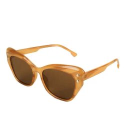 Voyage Brown Cat Eye UV Protection Sunglasses for Women-image-101