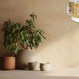 THE QUIRKY HOME White & Brown Italian Landmark Printed Ceramic Wall Plate-image-96