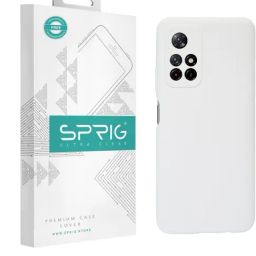 Sprig Liquid Silicone Back Cover for POCO M4 PRO 5G (White)-image-46