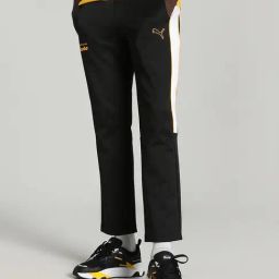 Puma T7 Turbo Black Regular Fit Porsche Legacy MT7 Motorsport Printed Trackpants-image-15