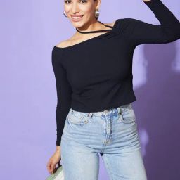 Globus Black Slim Fit Top-picture-41