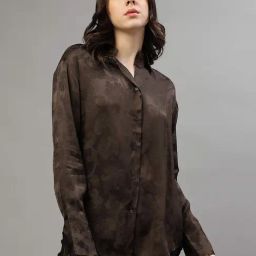 Gant Brown Floral Print Shirt-picture-11