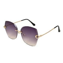 Voyage Black Square UV Protection Sunglasses for Women-image-38