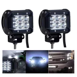 Cartronics 18W 6 Led Aluminum Bar Light/Fog Light for Suzuki Gixxer image 5