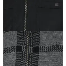 Allen Solly Grey Regular Fit Self Pattern Reversible Jacket image 5