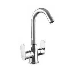 Parryware Ovalo Twin Side Lever Table Mounted Basin Mixer Chrome, T5514A1-41