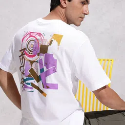 WROGN Graphic Printed Pure Cotton Oversized T-shirt-picture-11