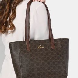 Lavie Betula Brown Logo Small Tote Bag-31