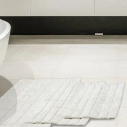 Maspar Beige Cotton Bath Mat-44