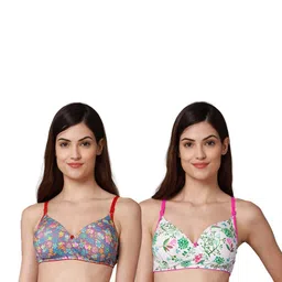 Samvar Multi Cotton Non-Wired Non Padded Minimizer Bra-picture-21