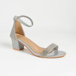 PURPLEHUNT Textured PU Slim Heeled Sandals-picture-23