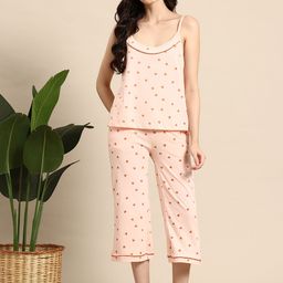 Mast & Harbour Conversational Printed Night suit-image-68
