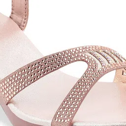 Froh Feet Embellished Open Toe Party Block Sandals image 2