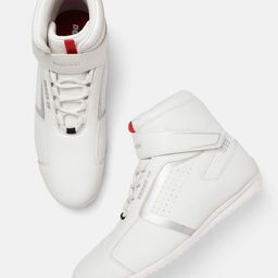 Ducati Men Perforated Detail Round-Toe Mid-Top Everyday Sneakers-image-94