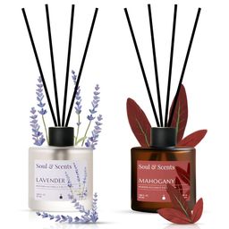 SOUL & SCENTS Purple & Brown Reed Aroma Oil Diffuser & Sticks-50 ml Each-17