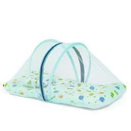 Carerio Baby Mosquito Net Bed with Pillow - Green-23