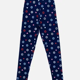 Bodycare Girls Printed Cotton Slim-Fit Ankle-Length Leggings-image-81