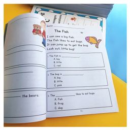kidology Reading Comprehension Passages Level C Practice Workbook for Kids Educational s for Children's Language Early Development image 3