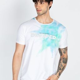 Status Quo Men Typography Printed Round Neck Cotton T-shirt-picture-0
