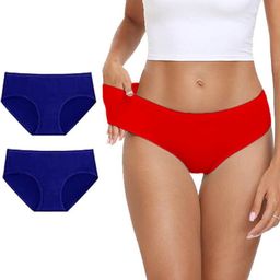Diving Deep Women Pack of 3 Cotton Assorted Hipster Briefs-image-31