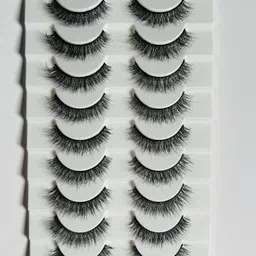 THE WINK STUDIO Set Of 10 Reusable Lightweight False Eyelashes - H03-49