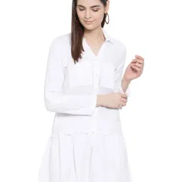 Oxolloxo Emerald Personic Spin White Full Sleeves Dress-image-46