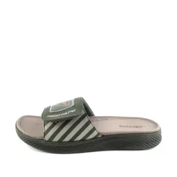 Red Tape Men's Olive Slides image 4