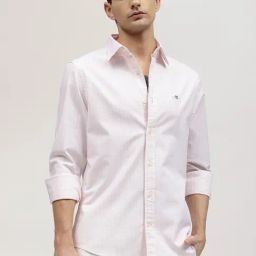 GANT Striped Button Down Slim Fit Shirt-image-53