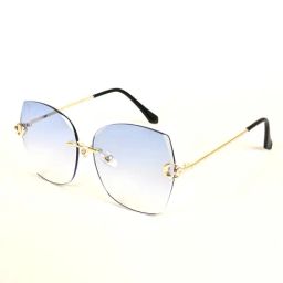 Voyage Blue Square UV Protection Sunglasses for Women-image-22