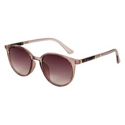 Voyage Brown Round UV Protection Sunglasses for Women-image-101