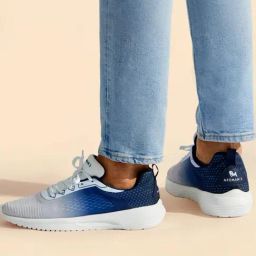 Neemans Men's Colourblocked Blue Ombre Running Shoes-47