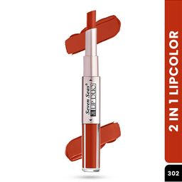 Seven Seas Lip Duo 2 In 1 Lipstick- 7g- 302-82