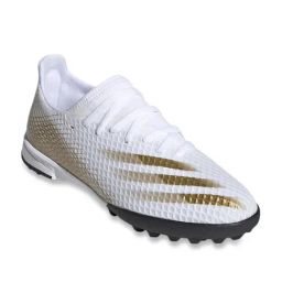 Adidas Kids X Ghosted.3 TF J White Football Shoes-image-14