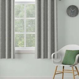 DDECOR Live Beautiful Grey Polyester 5 ft Window Curtain-image-9